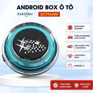 Android Box Exploter Rocket Q, Chip QCM4490, Android 14, HDMI, RAM 8GB ROM 128GB, Mạng 5G Global