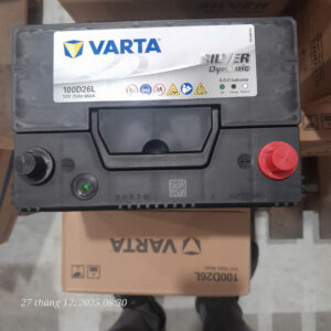 Ắc quy Varta 100D26L 12v 75Ah Silver chính hãng