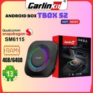 Android Box Ô Tô Carlinkit Tbox S2P Ram 4/64, Tản Nhiệt Mát Hơn