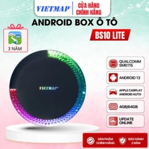 Android Box Ô Tô Vietmap BS10 Lite Ram 4/64 Qualcomm SM6115