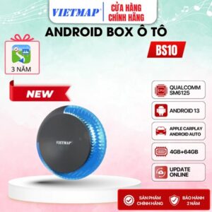 Android Box Ô Tô Vietmap BS10 Ram 4GB/64GB Chính Hãng