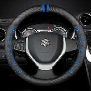 Bọc vô lăng xe Suzuki chất liệu Sợi Carbon thể thao, cao cấp