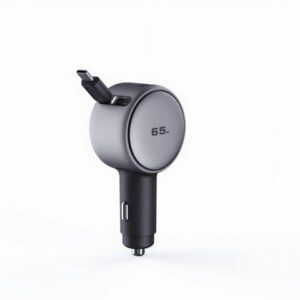 Tẩu Sạc Ô Tô Kèm Cáp Type-C AUKEY Pathfinder Sling CC-P5 67W (1*Type-C + 1*USB-A port, LED Indicator Light)
