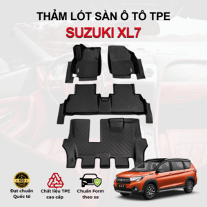 Thảm lót sàn ô tô Suzuki XL7 2018-2025 đúc 3D chất liệu TPE