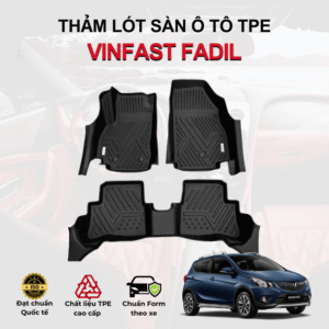 Thảm lót sàn ô tô Vinfast Fadil 2020-2025 đúc 3D khít sàn