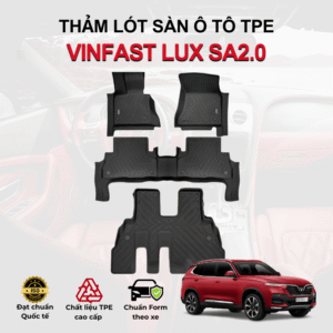Thảm lót sàn ô tô VinFast Lux SA 2.0 2020-2025 sang trọng đúc 3D