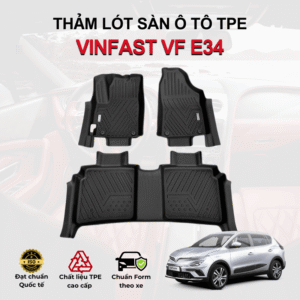 Thảm lót sàn ô tô VinFast VF e34 2021-2025 đúc 3D vừa khít sàn